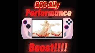 ROG Ally  How to Downgrade Bios to Increase Performance [upl. by Ulda]