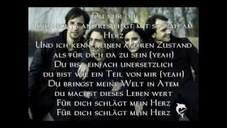 Silbermond Für dich Schlägt mein Herz Lyrics [upl. by Asiulairam]