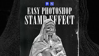 Add A Stamp Effect To Any Photo In Photoshop [upl. by Ennadroj26]