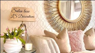 Salon moderne et luxe✨ avec des idées de décorations [upl. by Alaunnoif]