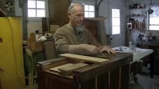 Repairing Buckled Veneer  Thomas Johnson Antique Furniture Restoration [upl. by Eirellav]