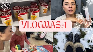 VLOGMAS1 zaczynamy klimatyczne vlogi [upl. by Rexanne]