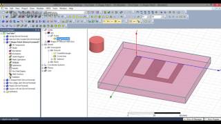 HFSS  E Shaped Patch antenna design [upl. by Bendite]