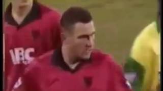 Vinnie Jones tackles Eric Cantona [upl. by Ahsaela]