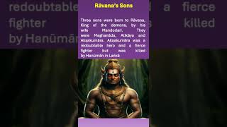 Ravana Sons puranam facts history hindumythology hindugods astrology hindupuranas krishna [upl. by Enisaj]