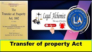 Introduction t transfer of property act landlaw property law pcsjudiciary [upl. by Bowie]