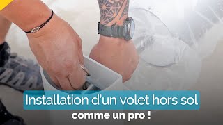 Comment installer un volet roulant hors sol pour piscine [upl. by Alul]