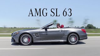 2018 MercedesAMG SL63 Review  Roadster With More Power Than An AMG GTR [upl. by Ocir490]