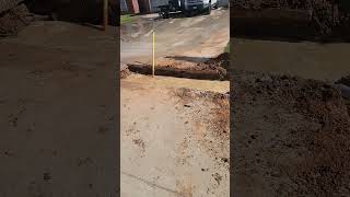 Water main leak under my driveway ☹️ [upl. by Rairb870]