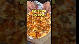 Street side chicken pizza 1st time🥵😱shorts streetfood [upl. by Ahsiuqet]