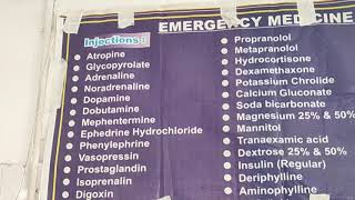 emergency medicine list [upl. by Llenyl]