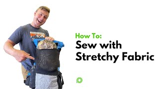 How To Sew With Stretchy Fabric [upl. by Adele608]