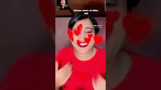 For iphone users facetime reaction in video call❤️viral trendingshorts trendingsongs shorts [upl. by Kacy550]