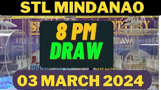 STL Mindanao result today 8pm Live 03 March 2024 [upl. by Yup]