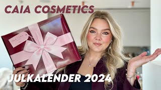 CAIA COSMETICS JULKALENDER 2024  ÖPPNAR HELA  TESTAR ALLT [upl. by Sachs]