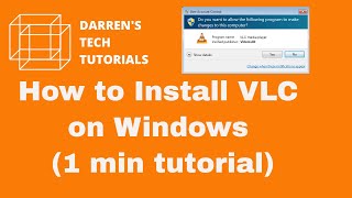 how to install vlc on windows 10 in one minute [upl. by Peursem20]