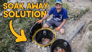 DIY rainwater soakaway for under €50 Will it work  Living in the Loire [upl. by Rubbico]