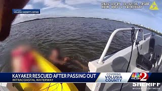 Florida man pulls friend from water after he passes out on kayaking trip [upl. by Novello]