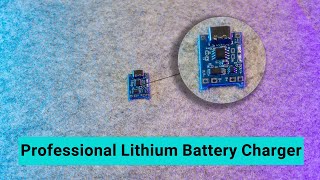 ✅ Introduction and Tutorial of Lithium Battery Charger with TypeC Input [upl. by Yliah]