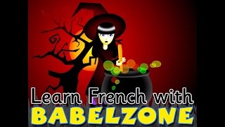 Babelzone French song  Pour faire une soupe  Halloween themed  Learn French Online [upl. by Oswald]