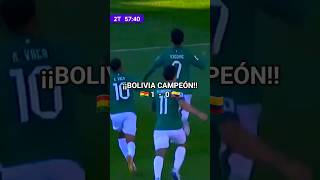 Bolivia Campeón  Bolivia 1  0 Colombia [upl. by Emmeline337]