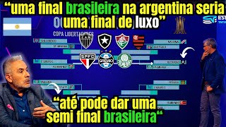 FINAL BRASILEIRA NA ARGENTINA CHILENOS COMENTAM SOBRE quotSERIA UMA FINAL DE LUXOquot [upl. by Daeriam]