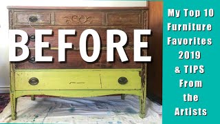 Thrifted amp Up Cycled My Top 10 Furniture Favorites of 2019  tips from the artists who made them [upl. by Baumann25]