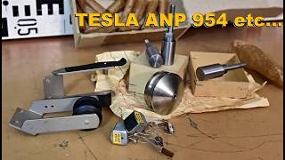 Reell to Reell Magnetophone Parts  Rollers and TESLA ANP 954 ERASE HEAD [upl. by Elwira845]