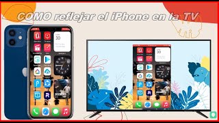 Transmitir la pantalla de mi iPhone a Smart TV Cualquier Television gratis LetsView [upl. by Salesin]