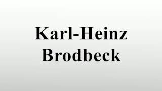 KarlHeinz Brodbeck [upl. by Githens]