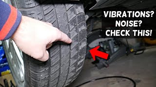 CAR VIBRATES NOISE AT HIGH SPEED TIRES ARE BALANCED NEW WHEEL BEARING STILL VIBRATES AND NOISE [upl. by Iran]