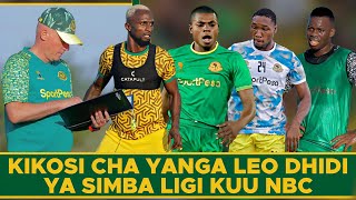 Kikosi Cha Yanga Kinachoanza Leo Dhidi Ya Simba Mechi Ya Ligi Kuu NBC 20232024 [upl. by Ahsyekat]