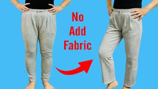 ❌ Special Trick to widen pants without adding any fabric [upl. by Schubert]