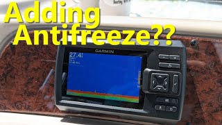 Garmin Finder Airmar Transducer  Adding Antifreeze [upl. by Cordi882]