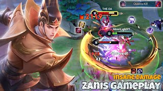 Zanis Jungle Pro Gameplay  Best Build High Damage  Arena of Valor Liên Quân mobile CoT [upl. by Saree]