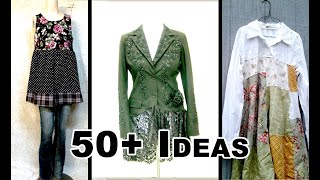 50 Clever Ideas to Upcycle OLD CLOTHES into New Fashion [upl. by Ardy204]