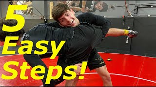 How to SHOOT the PERFECT Double Leg Takedown for Beginners [upl. by Nolram547]