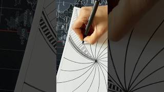 Simple mandala design  Mandala Art for beginners  Doodle mandala art shorts trending [upl. by Ling146]