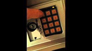 How to reset code on an electronic safe [upl. by Yaniv]