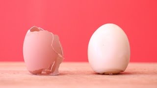 How to Peel an Egg in under 10 Seconds 3 Methods [upl. by Aivun89]