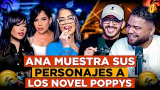 ANA CAROLINA LE MUESTRA SUS PERSONAJES DE LA INTIMIDAD A LOS NOVEL POPPYS [upl. by Astraea]