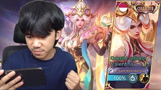 REVIEW SKIN COLLECTOR VALENTINA TELAT DIKIT GA NGARUH BOS  Mobile legends [upl. by Syah]