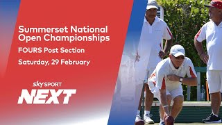 Round of 16 Andrew Kelly vs Shannon McIlroy  Summerset National Fours  Bowls  Sky Sport Next [upl. by Dagney]