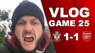 SOUTHAMPTON 1 v 1 ARSENAL  ANOTHER AWFUL PERFORMANCE  MATCHDAY VLOG [upl. by Nylareg]