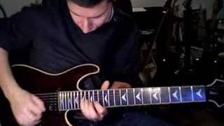 schecter omen extreme 7 stephane crazy metal song [upl. by Rina157]