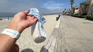 Disposing my DryNites in Mission Beach San Diego CA USA [upl. by Elrak]