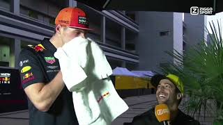 Daniel Ricciardo and Max Verstappen funny interview in Sochi [upl. by Irah916]