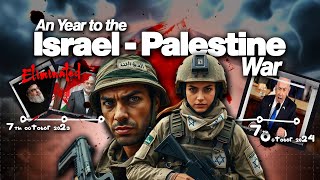 Last 1Year Timeline of IsraelPalestine War [upl. by Romola]