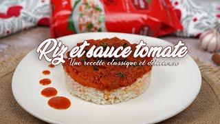 Riz et sauce tomate  Recette de Riz Presto [upl. by Kela]