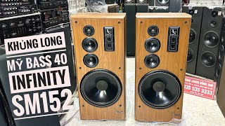 Loa Infinity Sm152 khủng long mỹ bass 40giá này ko chơi thì chơi loa gìbass như sấmLh 0355353333 [upl. by Reagen]